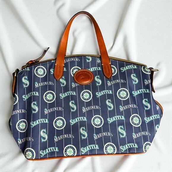 Dooney & Bourke Seattle Mariners Zip Satchel - Picture 1 of 5